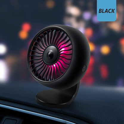 Mini Ventilador Carro Usb 3 Velocidades Ajustable Portatil